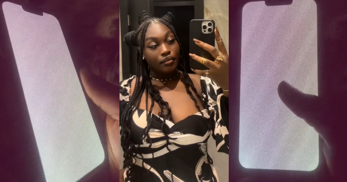 “I woke up to an early birthday gift” – Lady devastatɘd after waking up to a blank phone screen on her birthday (WATCH)