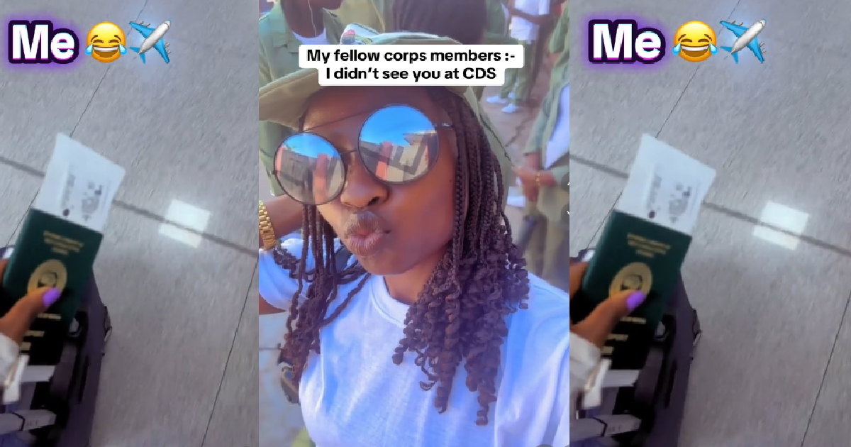 Lady Abandons Her Mandatory Service Relocates Abroad (WATCH)