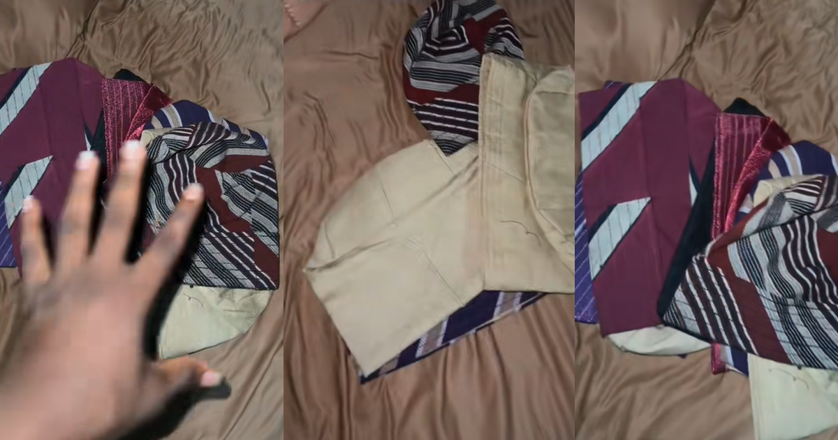 Single man counts his collection of traditional caps to show the number of friends he has escorted to their in-laws’ house (WATCH)